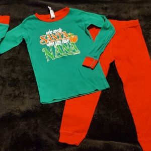 Nana Christmas pajamas 4T